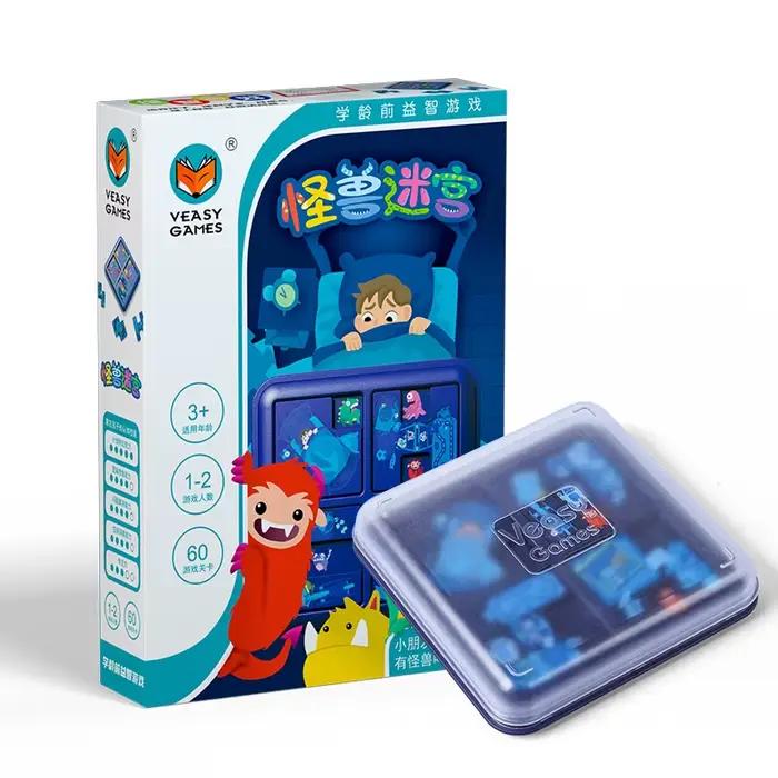 Puzzle monstre labyrinthe stratégie jeux de société Portable cache-cache multijoueur interactif fête jeu de Table jouets cadeau pour les enfants