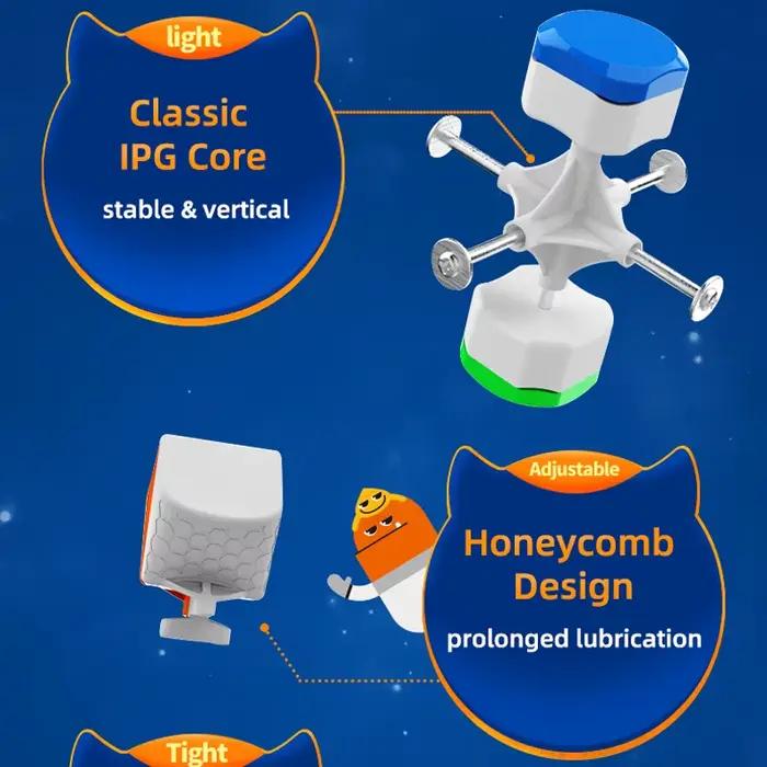 GAN Monster GO 3x3 M EDU Cube de vitesse magique magnétique sans autocollant jouets Fidget professionnels GAN MSG EDU 3X3 Cubo Magico Puzzle
