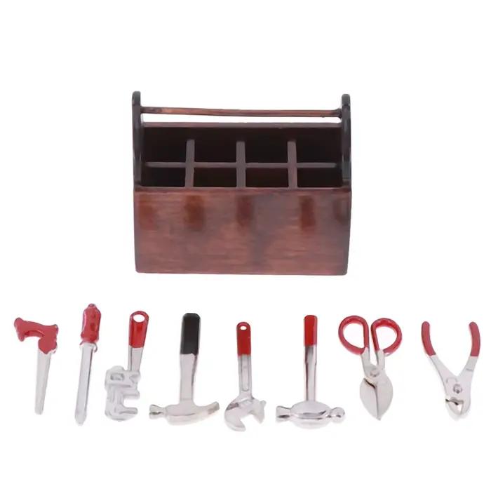 Boîte à outils Miniature pour maison de poupée 1:12