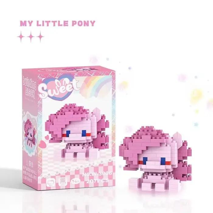 Nouveaux blocs de construction miniatures My Little Pony compatibles avec les briques Lego