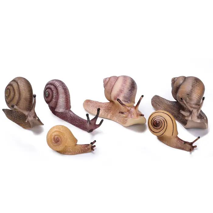 Jouet réaliste de figurine d'escargot-modèle animal à collectionner