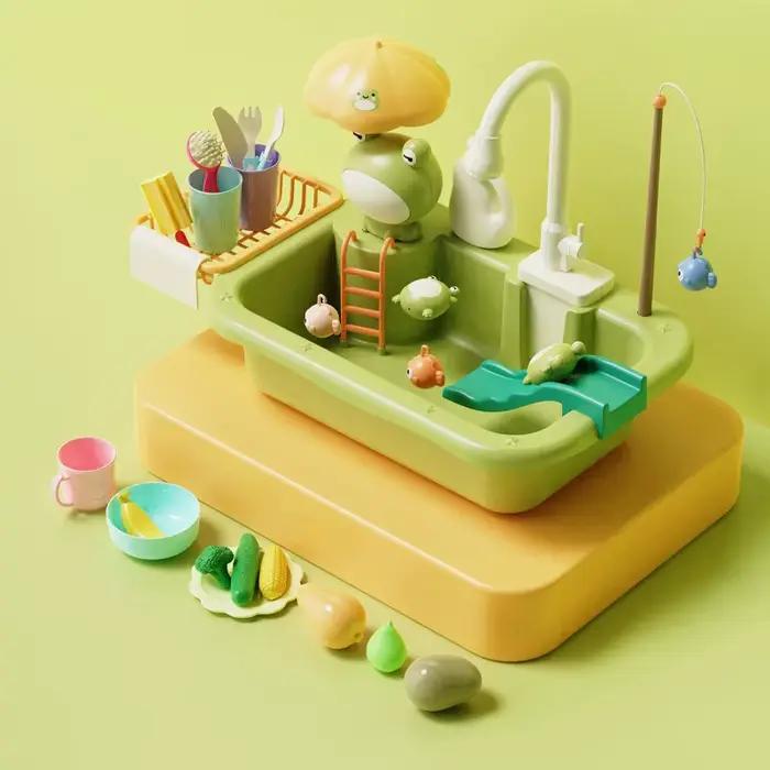 Jouets d'évier de cuisine pour enfants