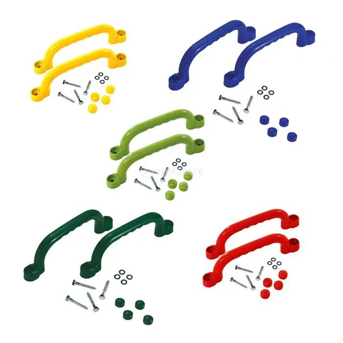 2 pièces accessoires de terrain de jeu maison de jeu poignées de saisie barres