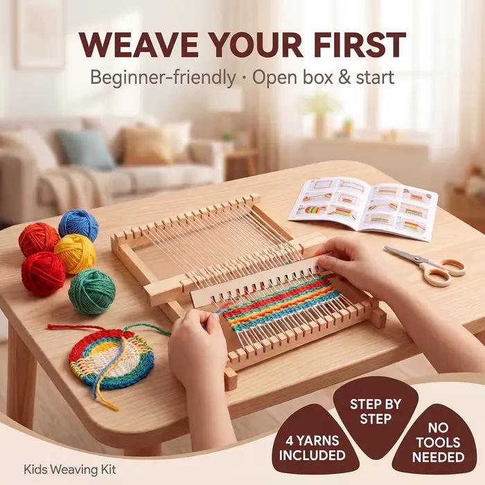 Kit de cadre à tisser en bois DIY – Machine