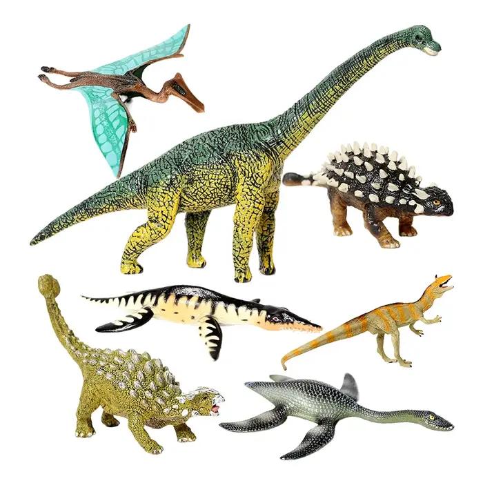 Jouet dinosaure brachiosaure vélociraptor Mosasaurus T rex Spinosaurus Figurines jurassique monde parc dinosaures Dino figurine d'action