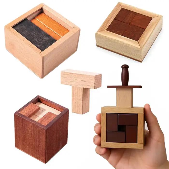 Boîte de puzzle en bois imposible très difficile pour adultes et enfants