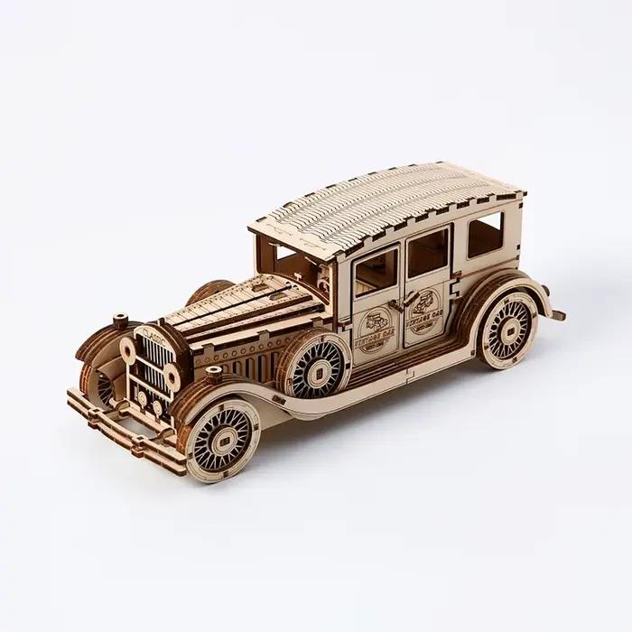 Puzzles en bois 3D, modèles de voitures vintage