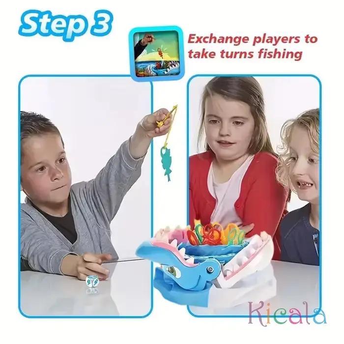 Jeu familial de morsure de requin