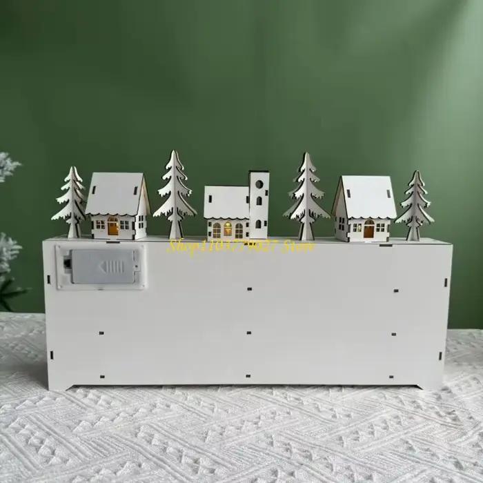 C4DF – calendrier compte à rebours noël en bois 24 jours