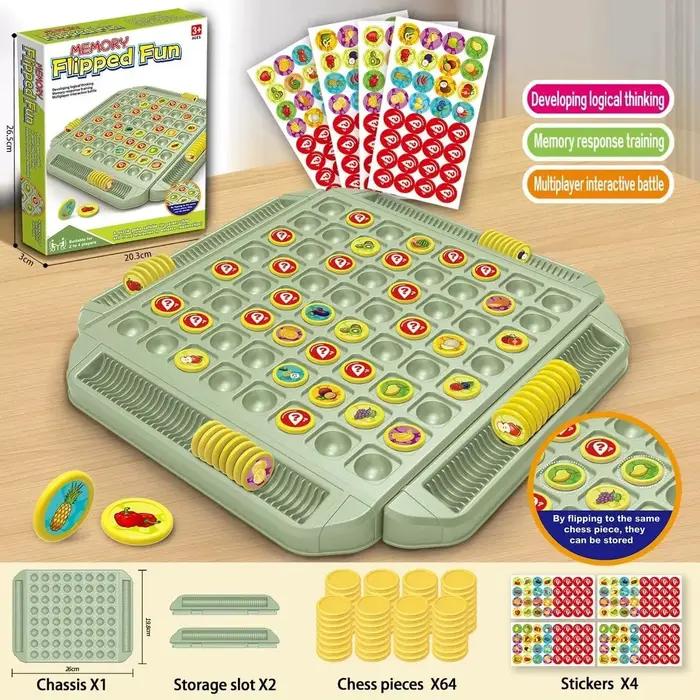 Jeu d'échecs à rabat de fruits