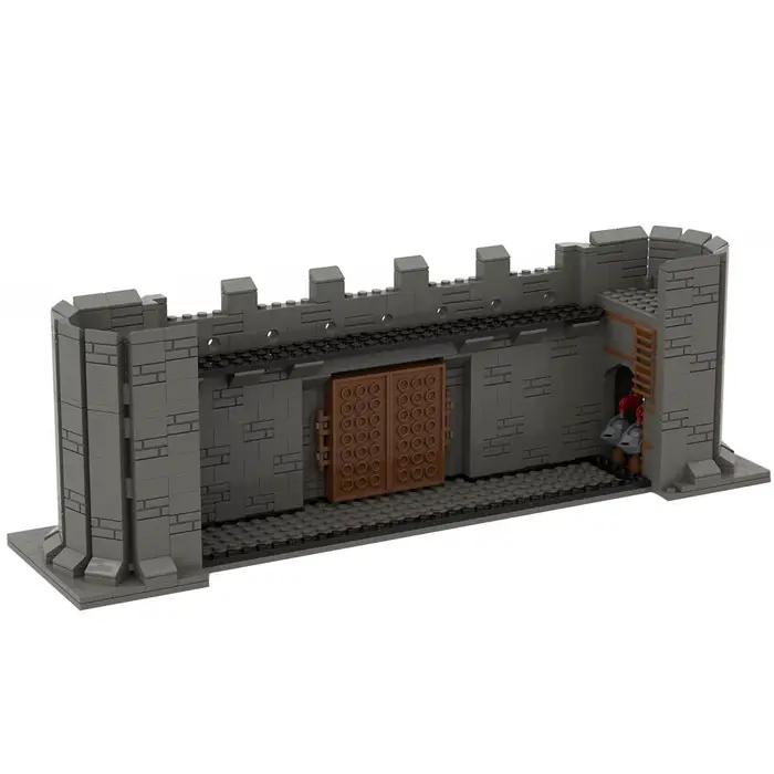 Château médiéval MOC : Forteresse constructible avec des chevaliers