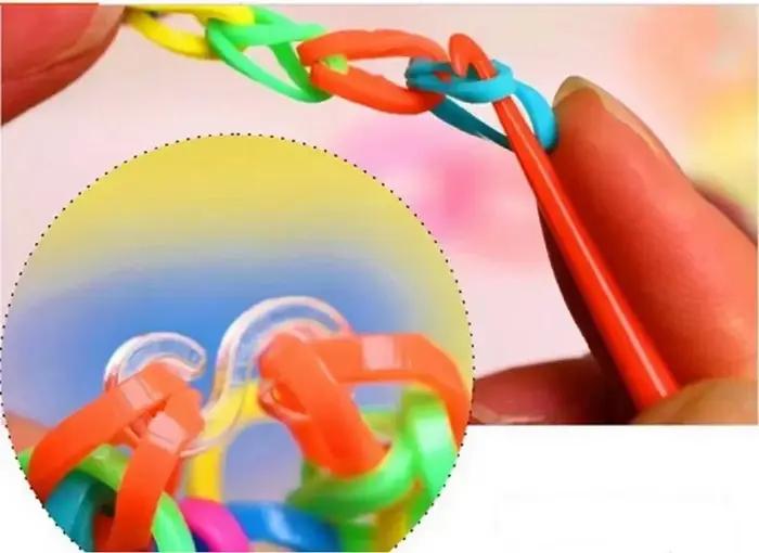 Bracelets à métier à tisser Double couleur