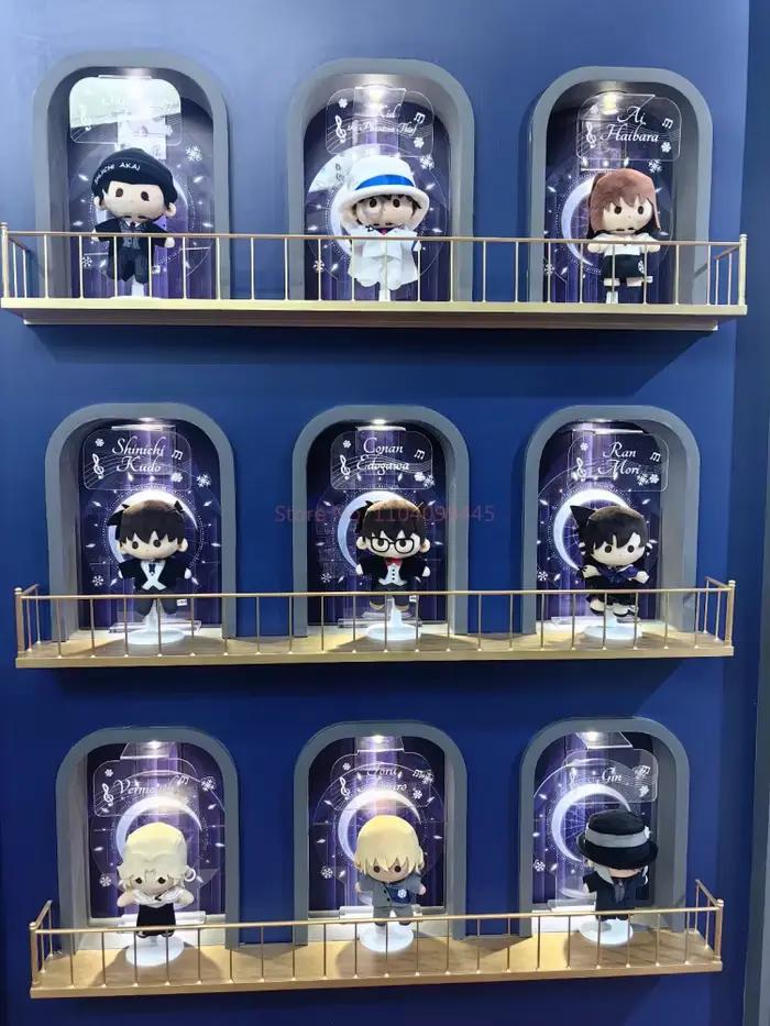 KAYOU détective Conan overturation à la nuit éternelle 20 cm poupée en peluche Kaitou Kiddo Kudou Shinichi Mouri Ran Anime périphérique jouet cadeaux