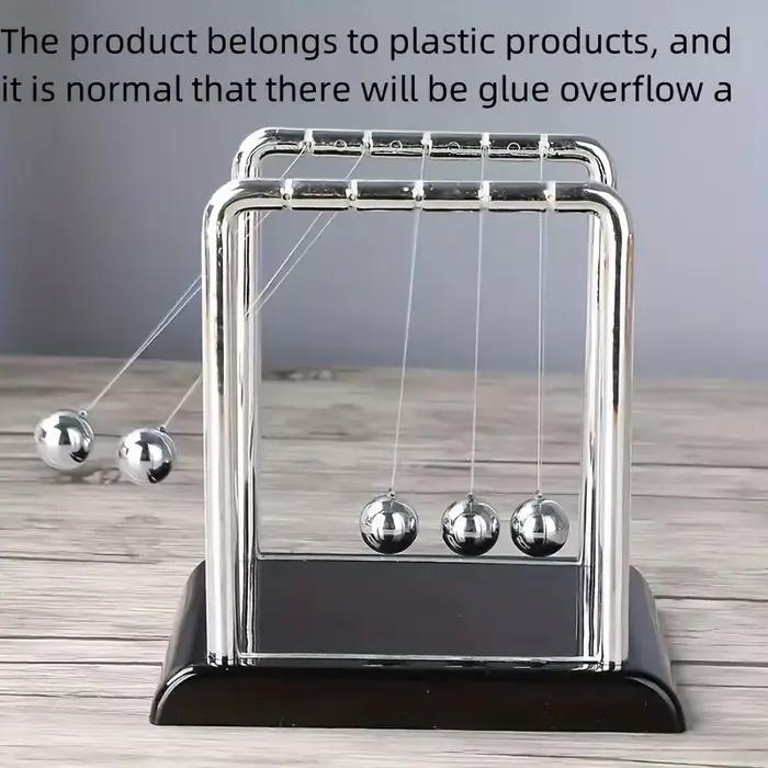Boules d'équilibre au pendule Newton : décoration de bureau élégante et jouet dynamique éducatif