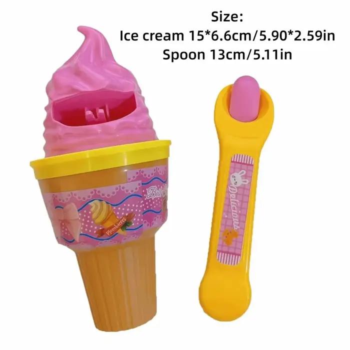 Jouet d'alimentation en forme de cornet de glace pour poupée, série de jouets d'alimentation créatifs pour l'éducation précoce japonaise, cadeaux créatifs