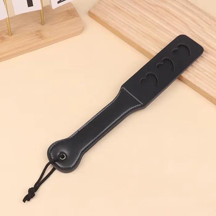 Pagaie de fessée en cuir PU pour adultes, jeu de flirt, jouets sexuels pour Couples, accessoire de jeu de punition intime