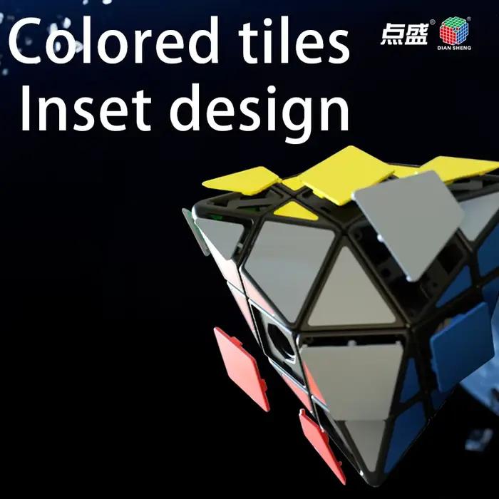 [JudyCube] Diansheng Dipyramide hexagonale à 4 coins (électrique) Cube de vitesse magique Puzzle classique SJZ