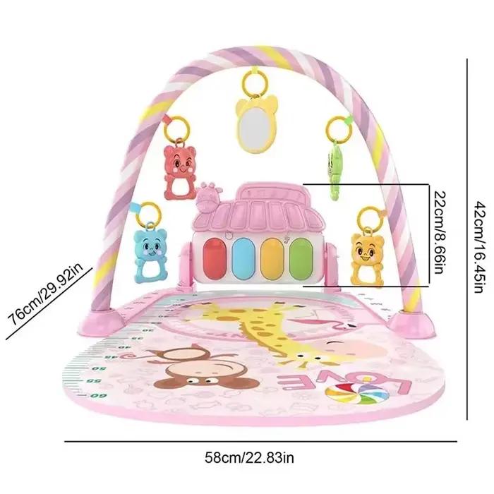 Tapis d'éveil musical pour bébé 0-36 mois avec piano