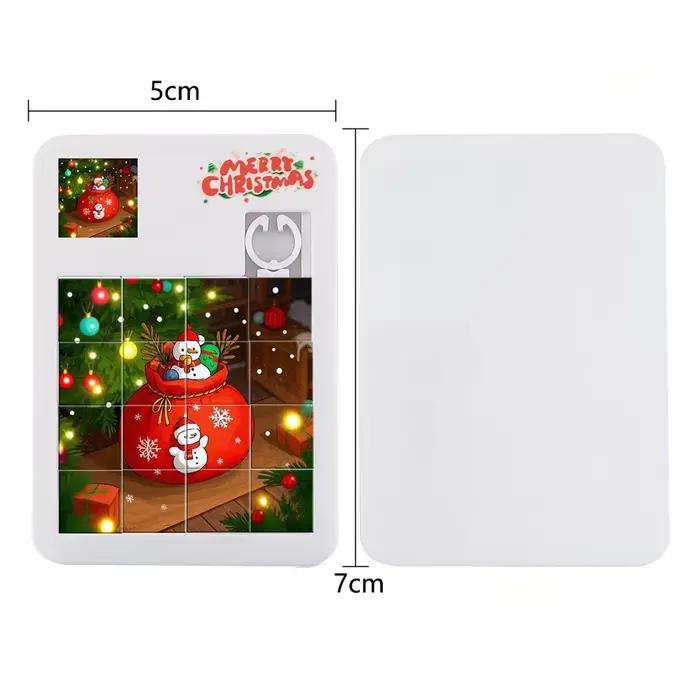 Puzzle de 16 grilles de dessin animé de noël