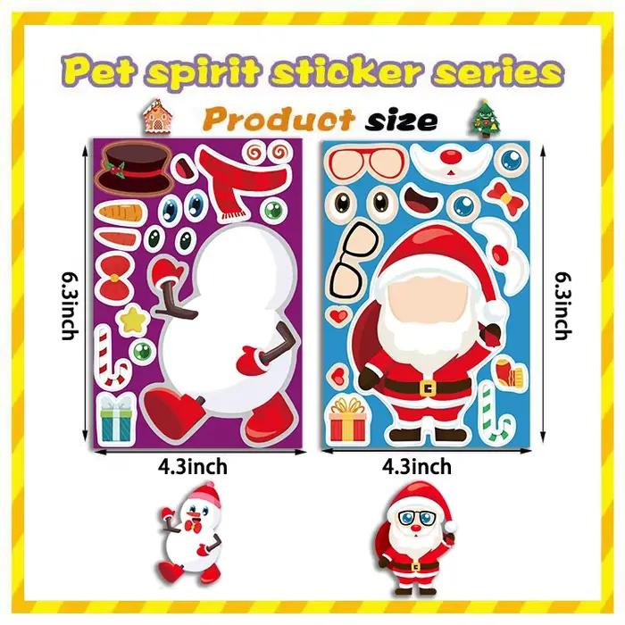 Autocollants de puzzle de Noël pour enfants