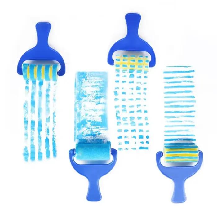 Ensemble de brosses éponge Graffiti pour enfants