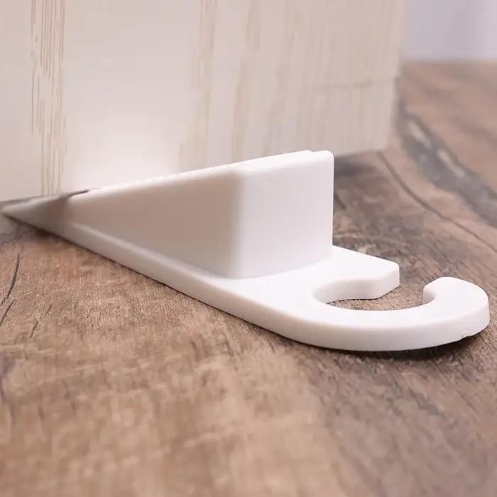 Butoir de porte au sol, cale inclinée, empilable, butée de porte intérieure, arrêt de sol en caoutchouc, empêche la fermeture des portes
