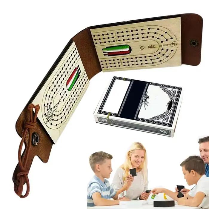 Jeu de société de Cribbage pliant