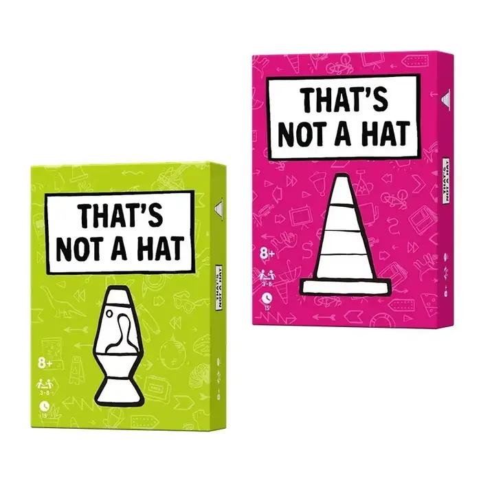 That’s Not A Hat Party Game Set, jeu de société de mémoire, cartes pour 3 à 8 joueurs, pour les rassemblements familiaux, cadeau interactif et amusant