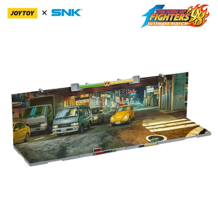[EN STOCK] figurine JOYTOY SNK 1/18 KOF '98UM Base de scène-modèle de rue japonaise anniversaire