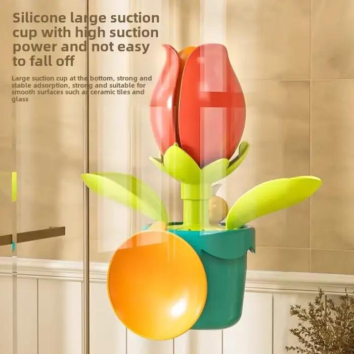 Jouets de bain à fleurs pour bébé