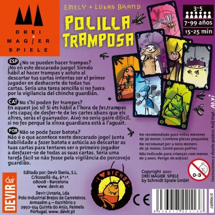 Jeu de cartes espagnol Polilla Tramposa
