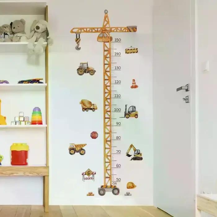 Autocollant mural de croissance pour enfants