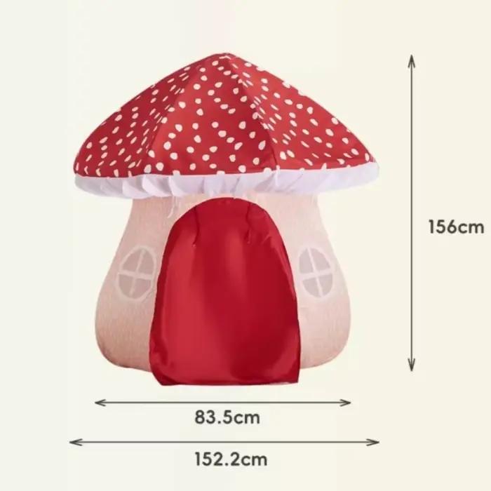 Tente pour enfants en forme de cabane en forme de champignon