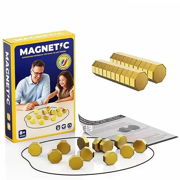 Jeu de société magnétique : jeu de pierres magnétiques interactif