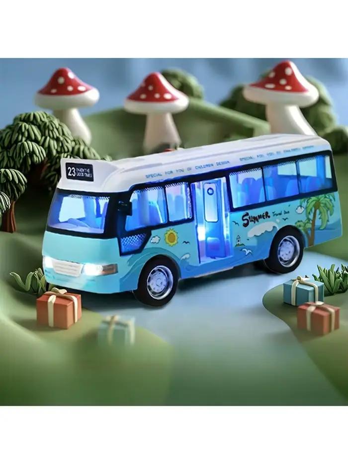 Bus jouet sonore et lumineux pour enfants