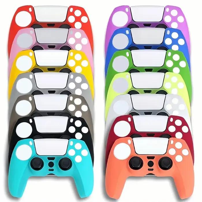 Manchon de protection antidérapant en silicone pour contrôleur PS5, manchon de poignée anti-poussière, adapté à PS5 Playstation