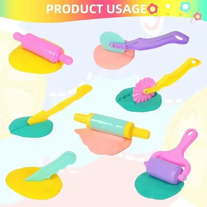 Ensemble d'accessoires pour pâte à modeler pour enfants