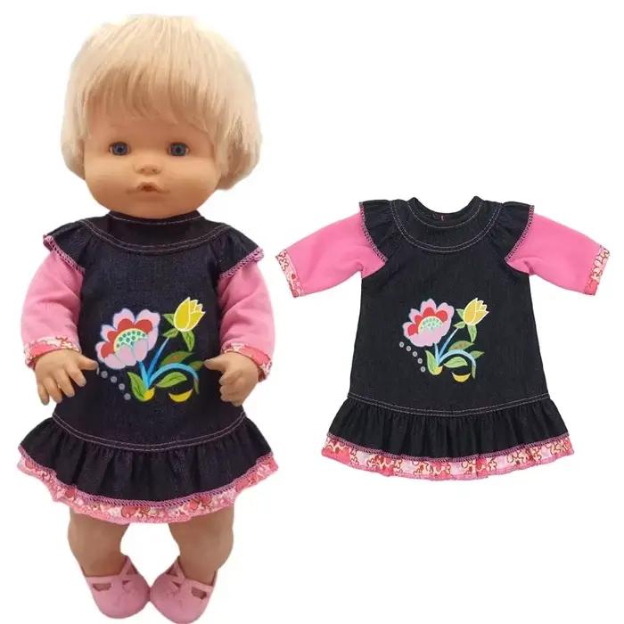 Vêtements roses pour poupée bébé de 35 Cm