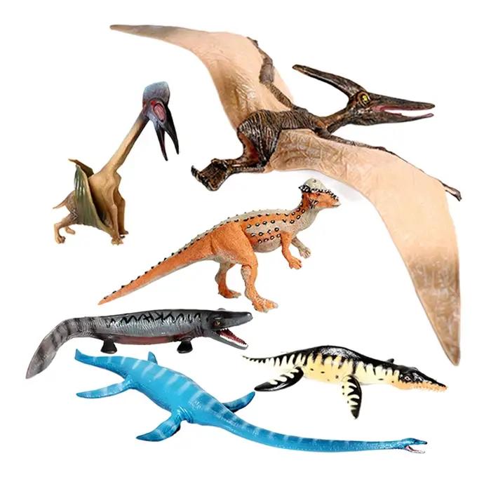 Jouet dinosaure brachiosaure vélociraptor Mosasaurus T rex Spinosaurus Figurines jurassique monde parc dinosaures Dino figurine d'action
