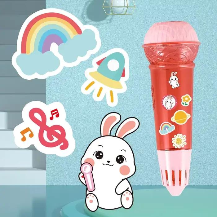 Grand microphone à écho ludique pour enfants