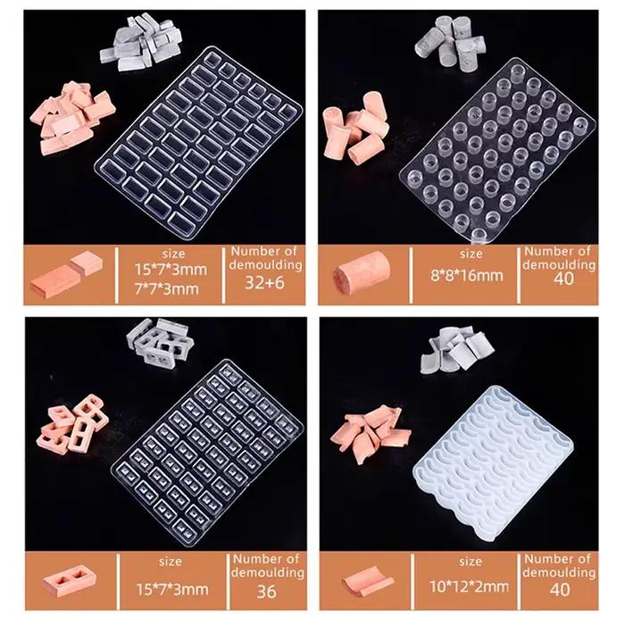 Nouveau 1 pièce Kit de fabrication de mini briques en silicone pour table de sable