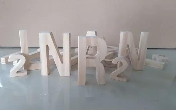 Alphabet anglais en bois créatif