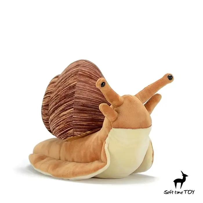 Jouet en peluche d'escargot-animal en peluche d'escargot réaliste