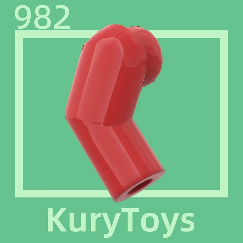 Kury Toys DIY MOC pour 982 # Pièces de blocs de construction pour bras de partie de carrosserie, dro