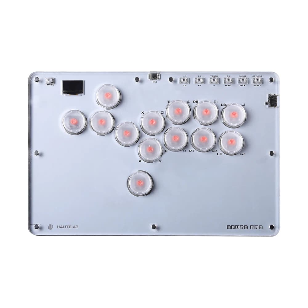 Haute42 Arcade Joystick Hitbox contrôleur sans levier jeu de combat d'arcade Hitbox pour PC/PS3/Ps4/