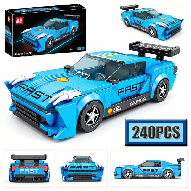 Série Speed : Véhicule de Course Sportif Technique, Supercar, Blocs de Construction DIY, Briques, Mo