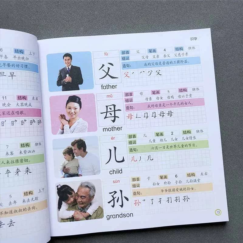 Nouveaux livres d'apprentissage de caractères chinois, éducation précoce pour enfants d'âge préscola