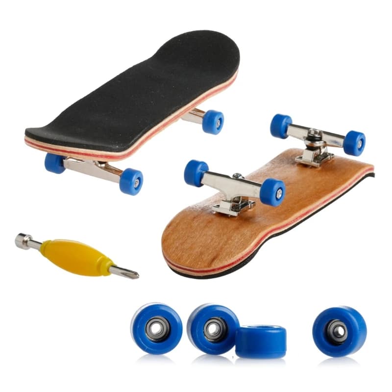 1 ensemble de jeux de Sport en bois d'érable, jeu de planche à roulettes, cadeau pour enfants, nouve