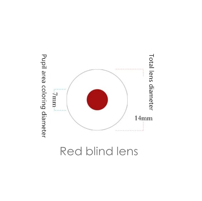 Lunettes aveugles de couleur rouge vert, lunettes de daltonisme invisibles pour femmes et hommes, da