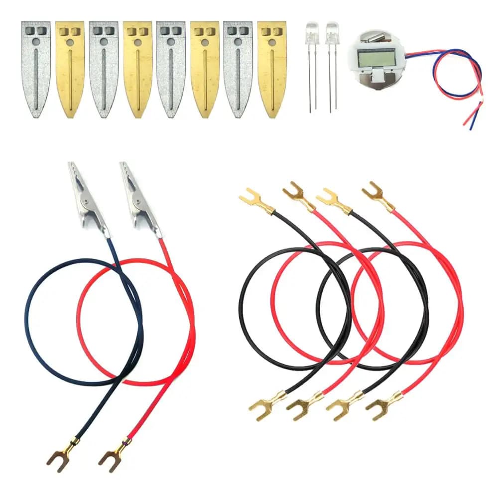 Kit d'expérimentation scientifique à batterie de fruits avec horloge électronique et LED RVB pour jo